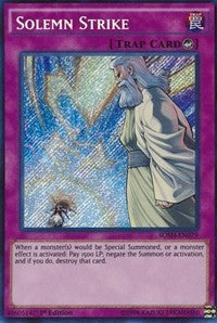 Solemn Strike [BOSH-EN079] Secret Rare | Exor Games Summserside