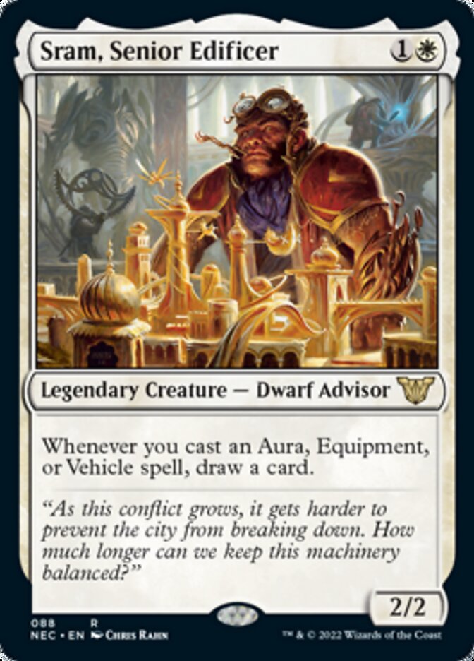 Sram, Senior Edificer [Kamigawa: Neon Dynasty Commander] | Exor Games Summserside