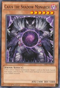 Caius the Shadow Monarch [SR01-EN004] Common | Exor Games Summserside