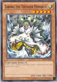 Zaborg the Thunder Monarch [SR01-EN005] Common | Exor Games Summserside