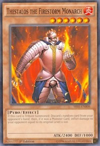 Thestalos the Firestorm Monarch [SR01-EN008] Common | Exor Games Summserside