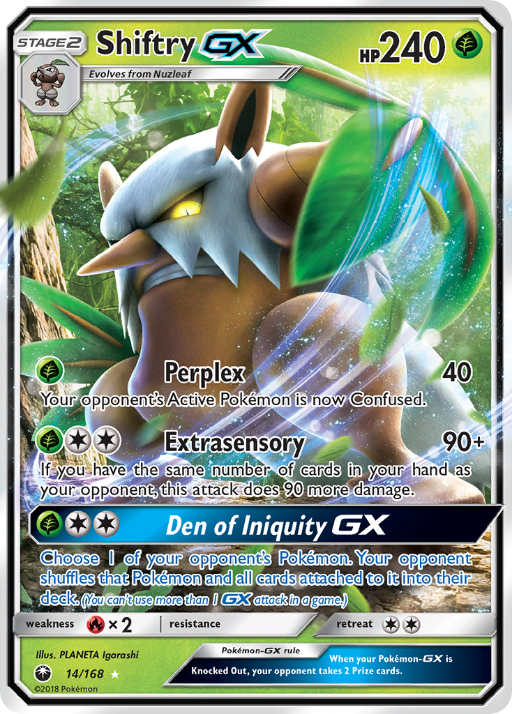 Shiftry GX (14/168) [Sun & Moon: Celestial Storm] | Exor Games Summserside