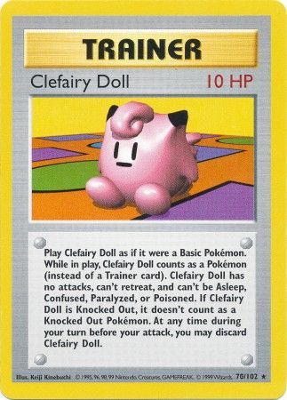 Clefairy Doll (70/102) [Base Set Shadowless Unlimited] | Exor Games Summserside