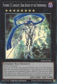 Number 23: Lancelot, Dark Knight of the Underworld [BOSH-ENSE2] Super Rare | Exor Games Summserside