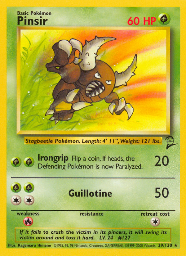 Pinsir (29/130) [Base Set 2] | Exor Games Summserside