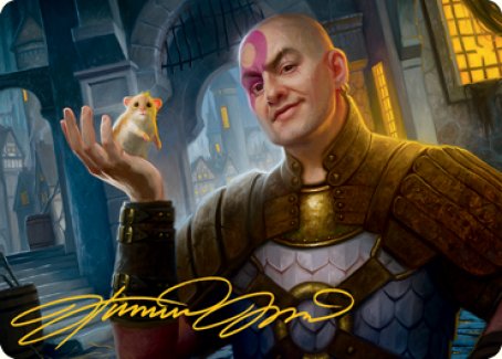 Minsc, Beloved Ranger Art Card (Gold-Stamped Signature) [Dungeons & Dragons: Adventures in the Forgotten Realms Art Series] | Exor Games Summserside