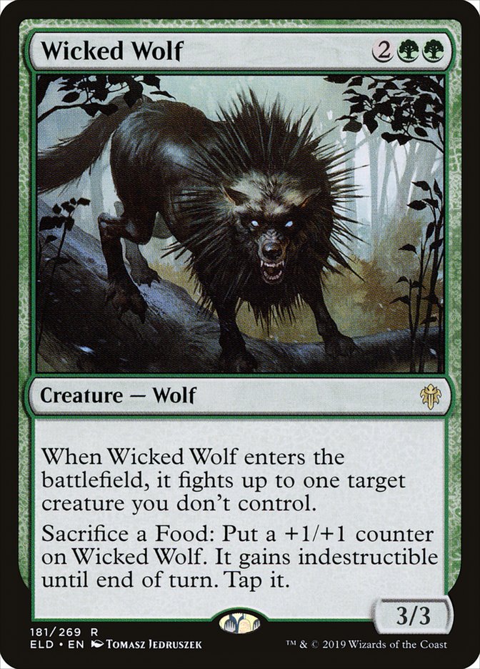 Wicked Wolf [Throne of Eldraine] | Exor Games Summserside