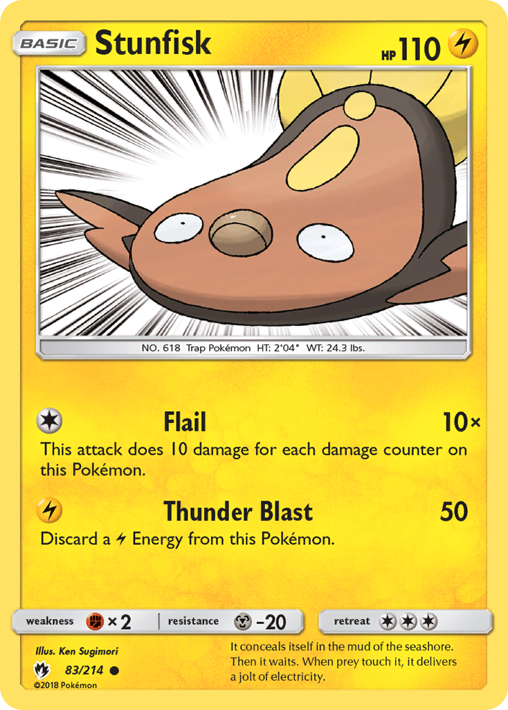 Stunfisk (83/214) [Sun & Moon: Lost Thunder] | Exor Games Summserside