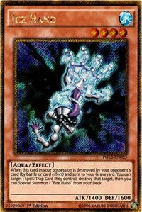 Ice Hand [PGL3-EN023] Gold Secret Rare | Exor Games Summserside