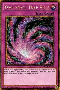 Time-Space Trap Hole [PGL3-EN039] Gold Secret Rare | Exor Games Summserside