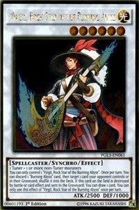 Virgil, Rock Star of the Burning Abyss [PGL3-EN061] Gold Rare | Exor Games Summserside