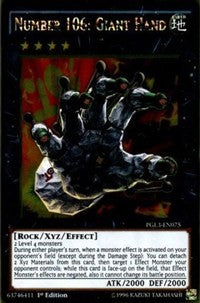 Number 106: Giant Hand [PGL3-EN075] Gold Rare | Exor Games Summserside