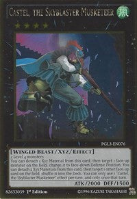 Castel, the Skyblaster Musketeer [PGL3-EN076] Gold Rare | Exor Games Summserside