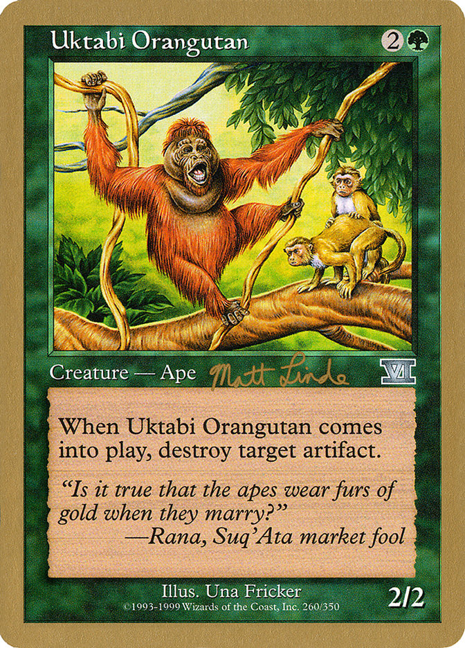 Uktabi Orangutan (Matt Linde) [World Championship Decks 1999] | Exor Games Summserside