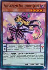 Performapal Skullcrobat Joker [OP01-EN007] Super Rare | Exor Games Summserside