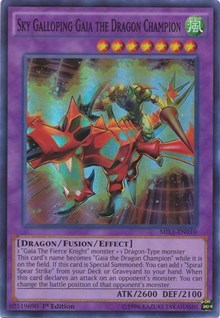 Sky Galloping Gaia the Dragon Champion [MIL1-EN010] Super Rare | Exor Games Summserside