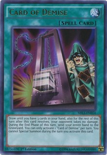 Card of Demise [MIL1-EN014] Ultra Rare | Exor Games Summserside