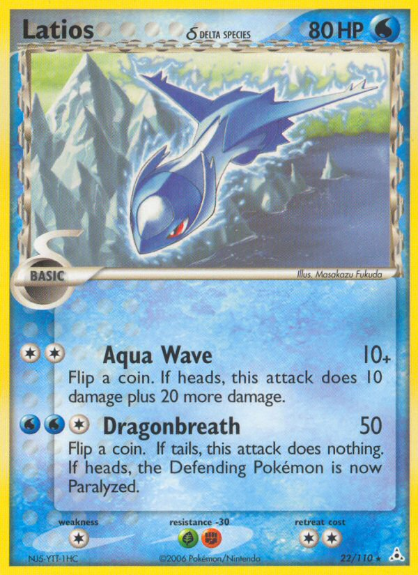 Latios (22/110) (Delta Species) [EX: Holon Phantoms] | Exor Games Summserside