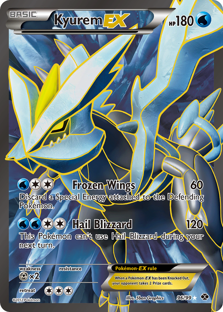 Kyurem EX (96/99) [Black & White: Next Destinies] | Exor Games Summserside