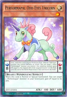 Performapal Odd-Eyes Unicorn [SHVI-EN004] Rare | Exor Games Summserside