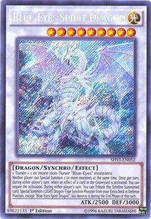 Blue-Eyes Spirit Dragon [SHVI-EN052] Secret Rare | Exor Games Summserside