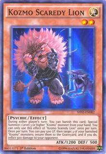 Kozmo Scaredy Lion [SHVI-EN082] Super Rare | Exor Games Summserside