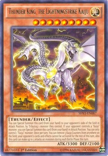 Thunder King, the Lightningstrike Kaiju [SHVI-EN087] Rare | Exor Games Summserside