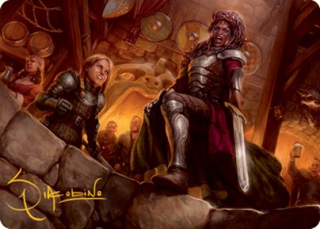 Veteran Dungeoneer Art Card (Gold-Stamped Signature) [Dungeons & Dragons: Adventures in the Forgotten Realms Art Series] | Exor Games Summserside