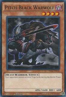 Pitch-Black Warwolf [YS16-EN018] Common | Exor Games Summserside