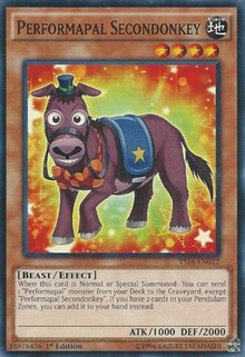 Performapal Secondonkey [YS16-EN012] Common | Exor Games Summserside