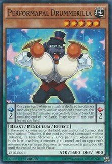 Performapal Drummerilla [YS16-EN011] Common | Exor Games Summserside