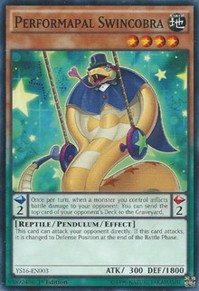 Performapal Swincobra [YS16-EN003] Common | Exor Games Summserside