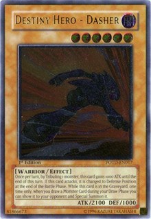 Destiny Hero - Dasher (UTR) [POTD-EN017] Ultimate Rare | Exor Games Summserside