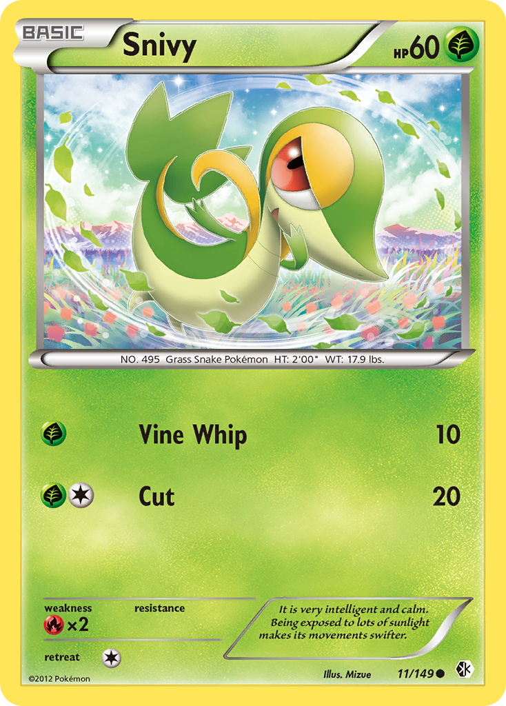 Snivy (11/149) [Black & White: Boundaries Crossed] | Exor Games Summserside