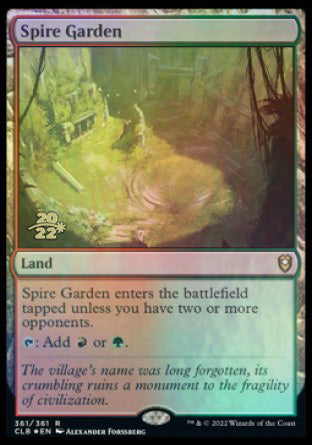 Spire Garden [Commander Legends: Battle for Baldur's Gate Prerelease Promos] | Exor Games Summserside