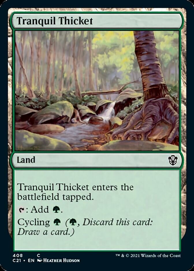 Tranquil Thicket [Commander 2021] | Exor Games Summserside
