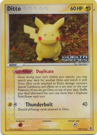 Ditto (39/113) (Stamped) [EX: Delta Species] | Exor Games Summserside