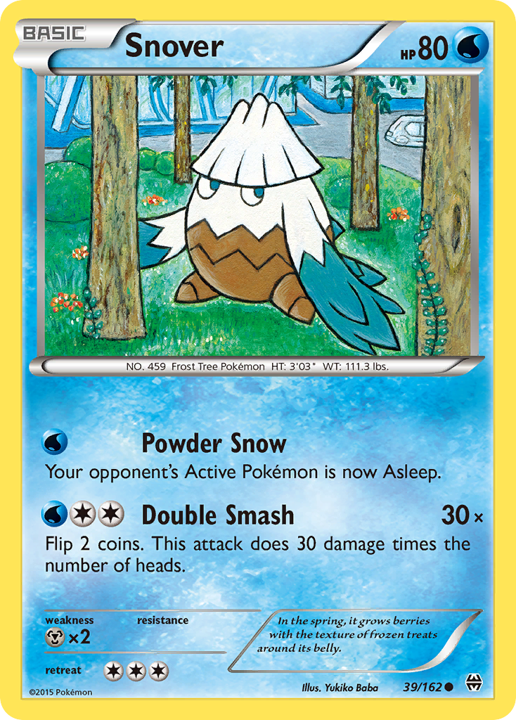 Snover (39/162) [XY: BREAKthrough] | Exor Games Summserside