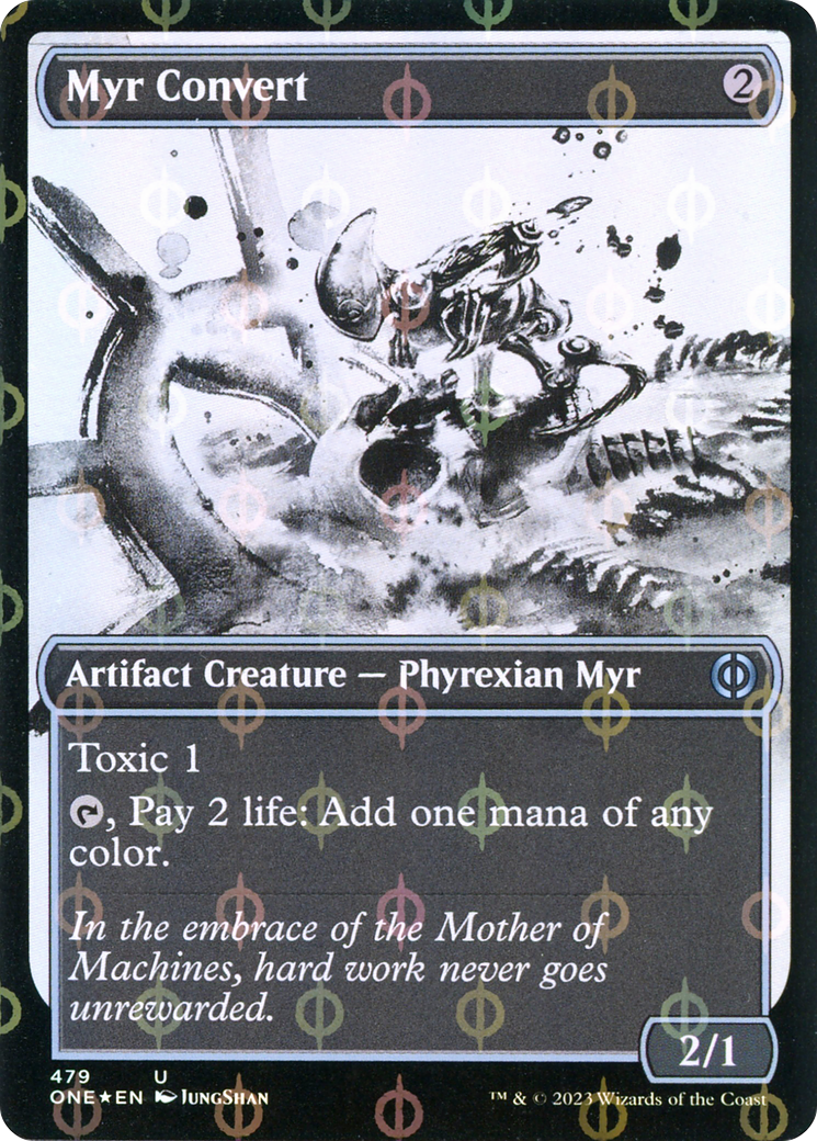 Myr Convert (Showcase) (Step-and-Compleat Foil) (NM) | Exor Games Summserside