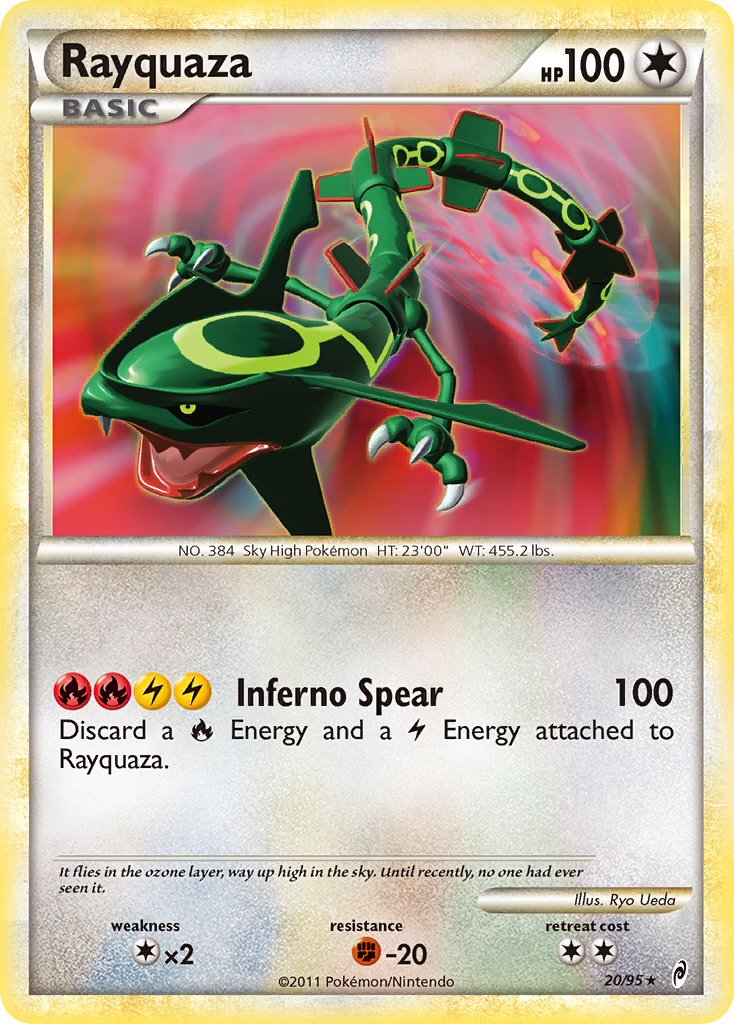 Rayquaza (20/95) [HeartGold & SoulSilver: Call of Legends] | Exor Games Summserside