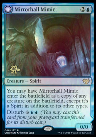 Mirrorhall Mimic // Ghastly Mimicry [Innistrad: Crimson Vow Prerelease Promos] | Exor Games Summserside