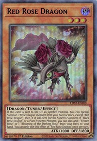 Red Rose Dragon (Blue) [LDS2-EN108] Ultra Rare | Exor Games Summserside