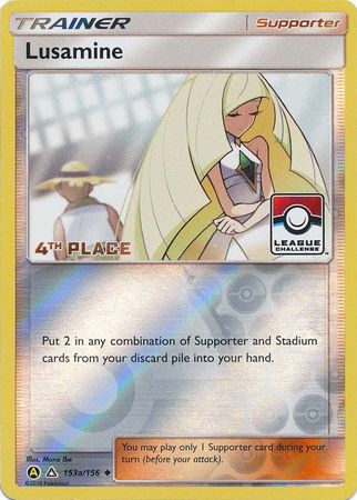 Lusamine (153a/156) (League Challenge Alt Art 4th Place) [Sun & Moon: Ultra Prism] | Exor Games Summserside