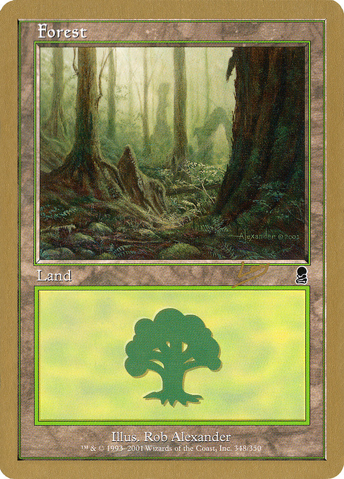 Forest (rl348) (Raphael Levy) [World Championship Decks 2002] | Exor Games Summserside