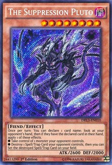 The Suppression Pluto [DRL3-EN010] Secret Rare | Exor Games Summserside