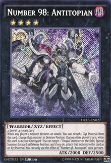 Number 98: Antitopian [DRL3-EN027] Secret Rare | Exor Games Summserside