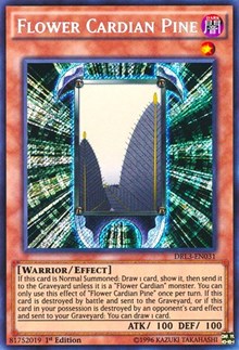 Flower Cardian Pine [DRL3-EN031] Secret Rare | Exor Games Summserside