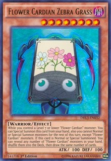 Flower Cardian Zebra Grass [DRL3-EN032] Ultra Rare | Exor Games Summserside