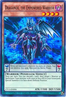 Dragonox, the Empowered Warrior [CT13-EN006] Super Rare | Exor Games Summserside