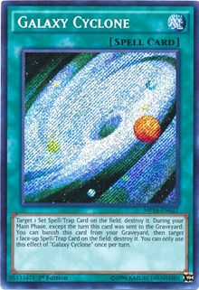 Galaxy Cyclone [MP16-EN027] Secret Rare | Exor Games Summserside